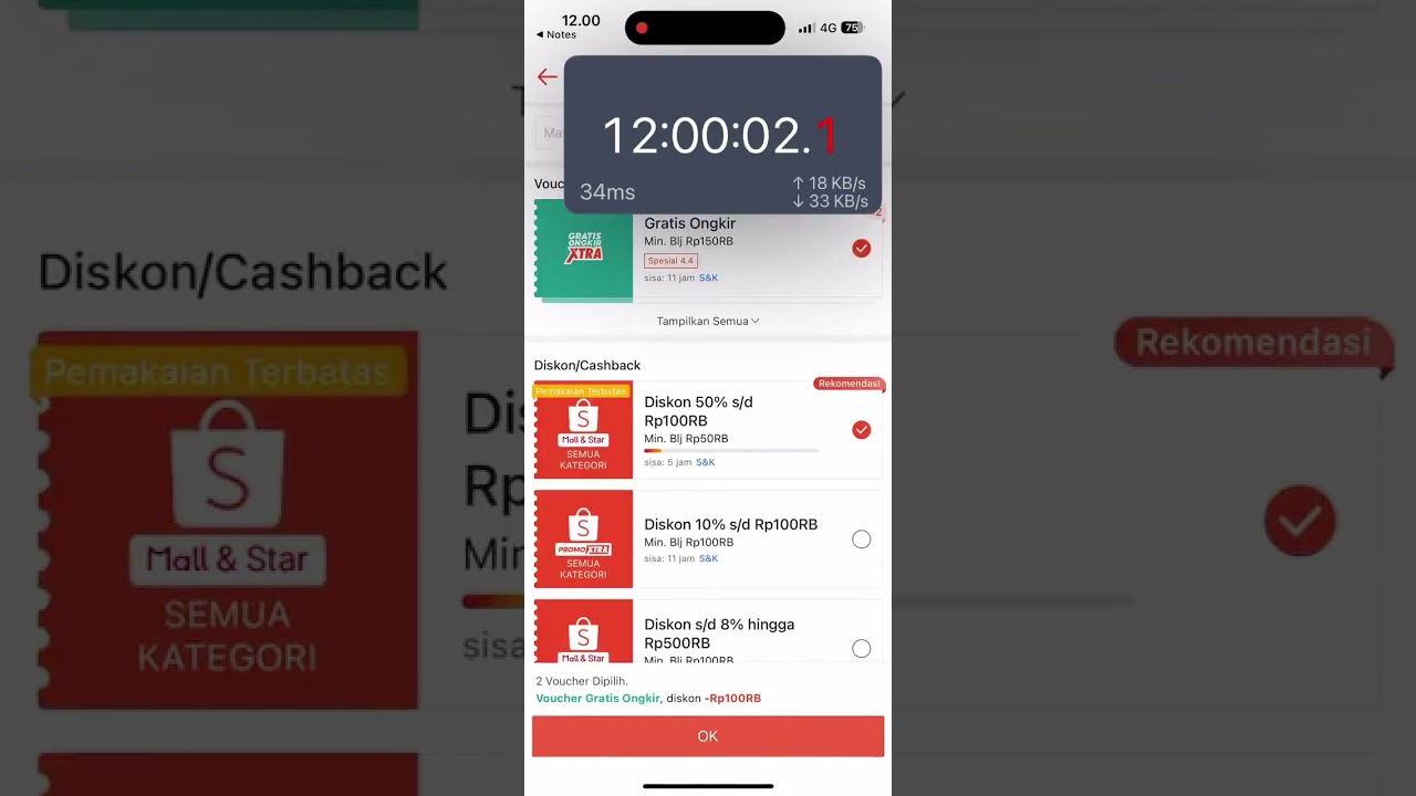 Shopee (Rebutan Claim + CO)/iOS